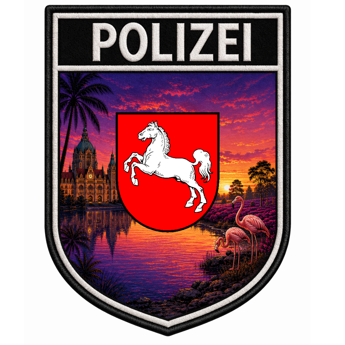 Polizei Bundesländer Summer Edition Textil Patches