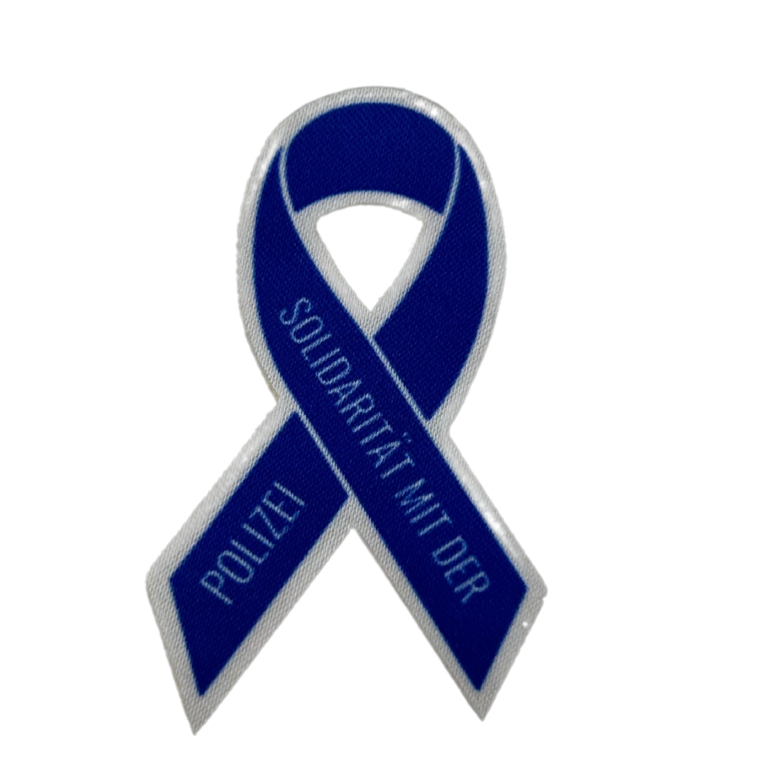 Solidaritätsschleife der Polizei Textil Patch