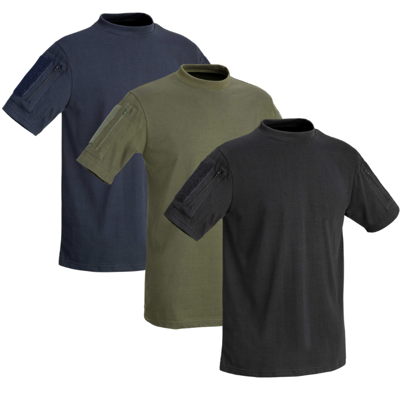 Defcon 5 Taktisches T-Shirt mit Klettflächen und Taschen