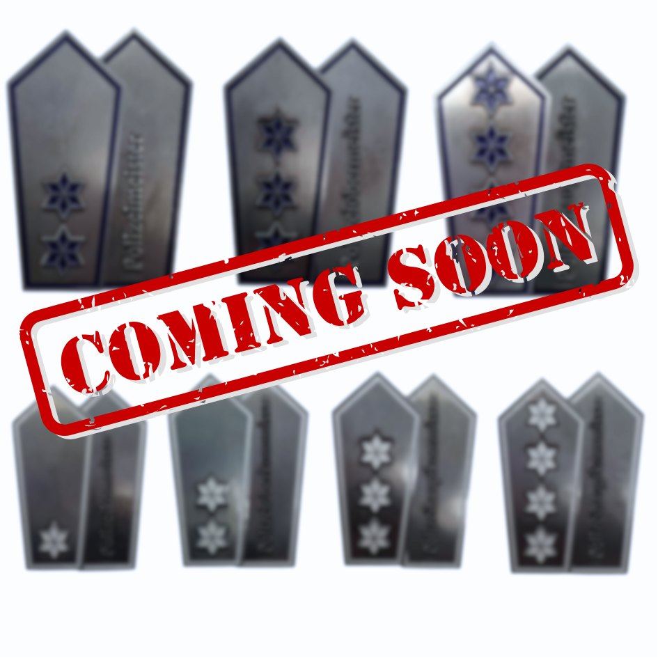 Polizei Schulterklappen Dienstgrad Coins