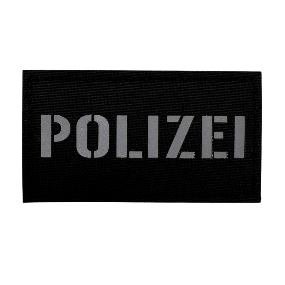 Polizei Lasercut Patch Reflective