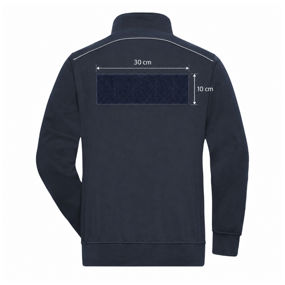 Individualisierbares Einsatz-Sweatshirt Half-Zip