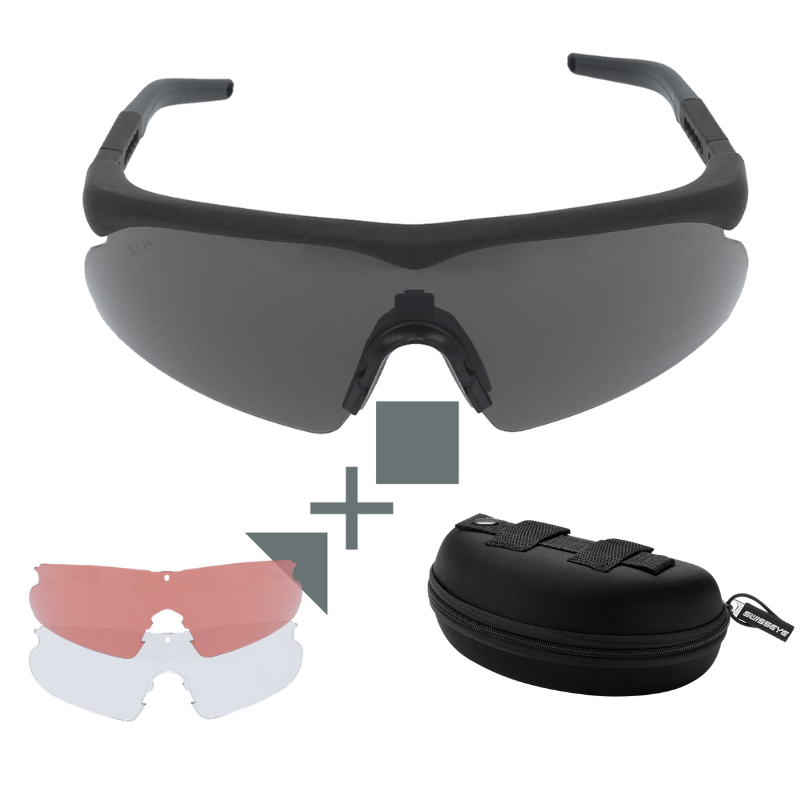 SwissEye Tactical Raptor Schießbrille Pro Set