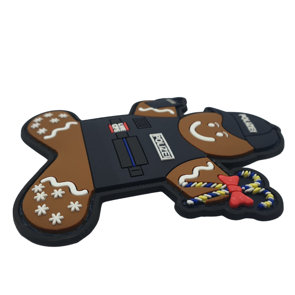 Polizei Lebkuchenmann Rubber Patch