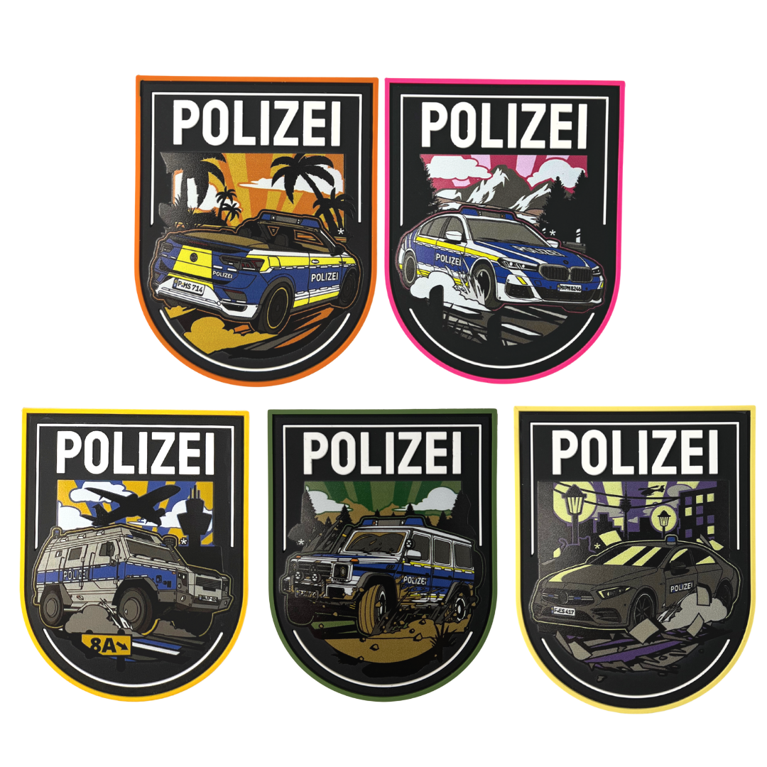 Polizei Mountain Climb Rubber Patch