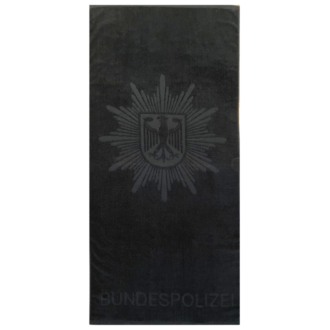 Bundespolizei Duschhandtuch Black Ops Style