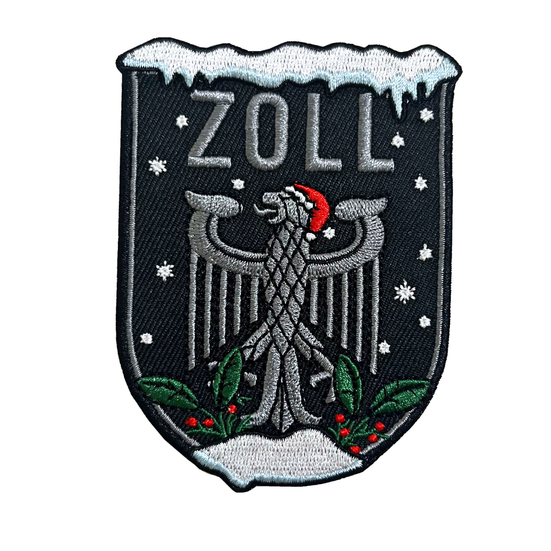 Zoll Xmas Textil Patch
