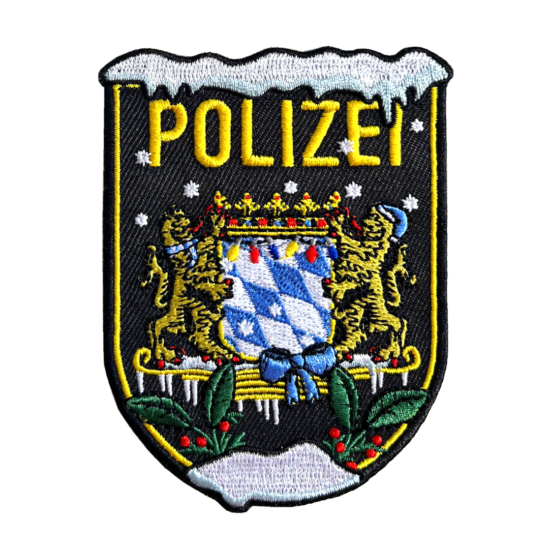 Polizei Xmas Textil Länderpatches