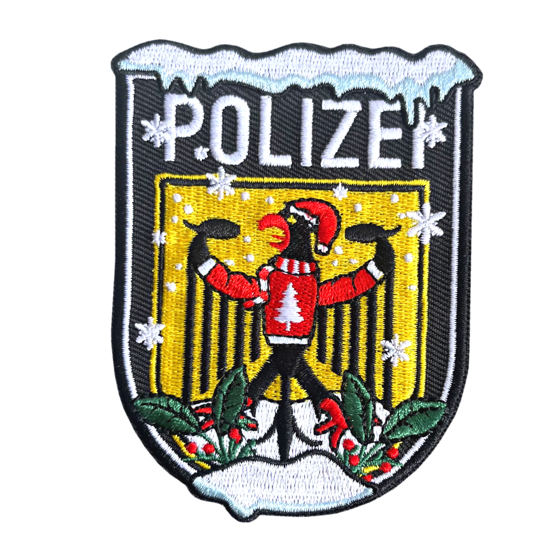 Polizei Xmas Textil Länderpatches