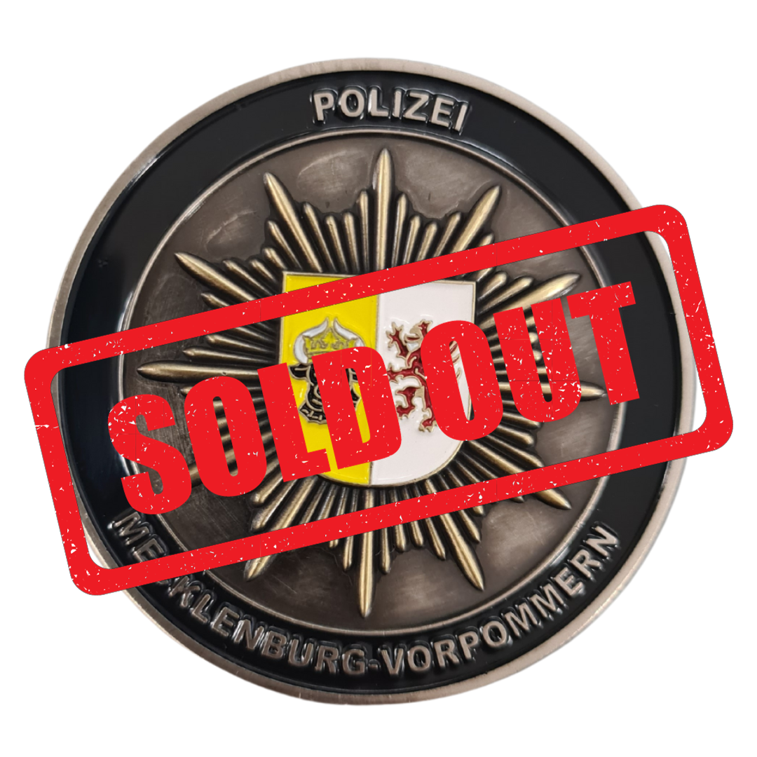 Polizei Mecklenburg-Vorpommern limitierter Sammlercoin #3