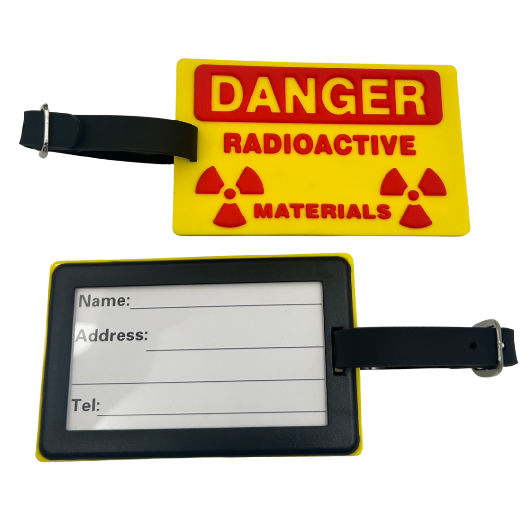 Gepäckanhänger Danger Radioactive