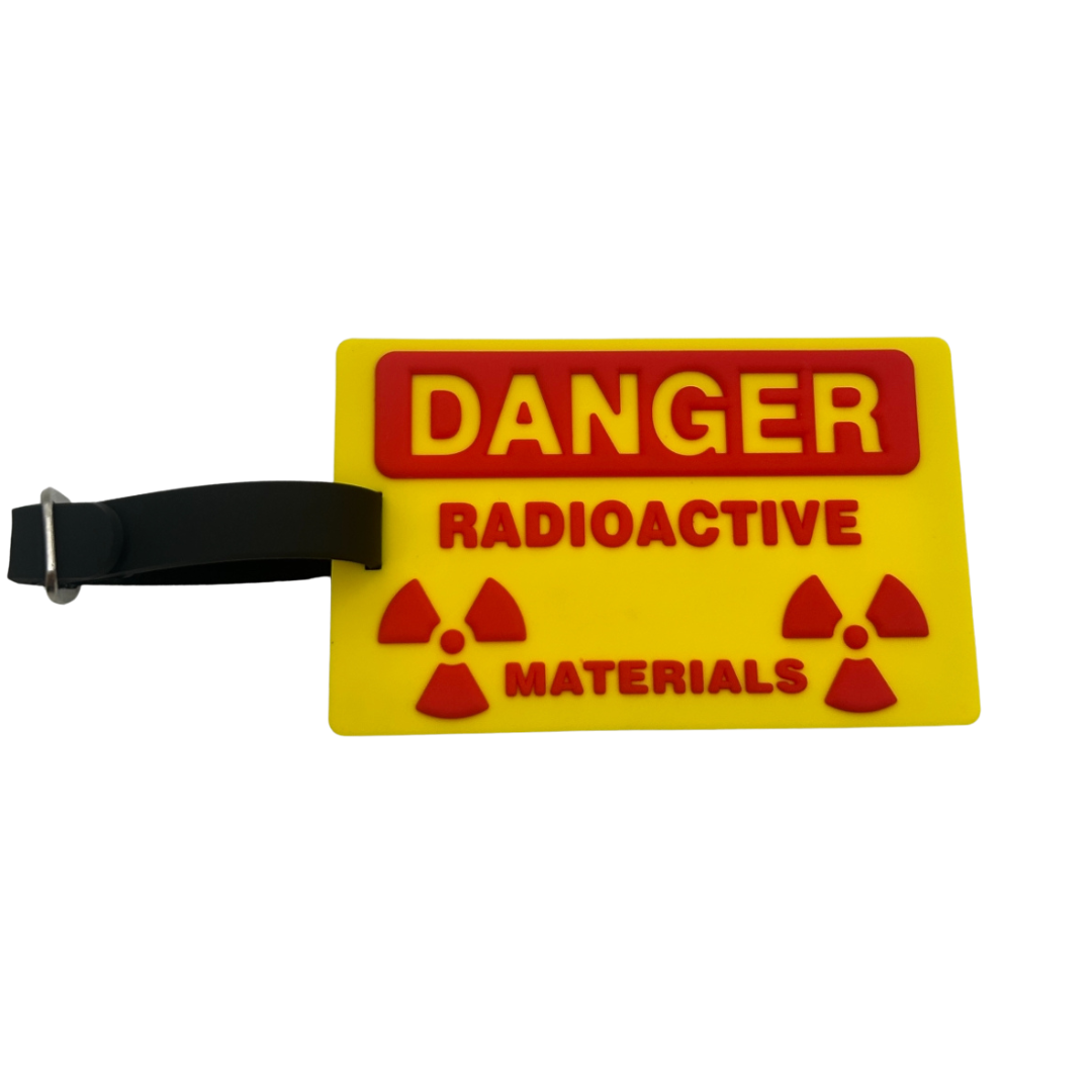 Gepäckanhänger Danger Radioactive