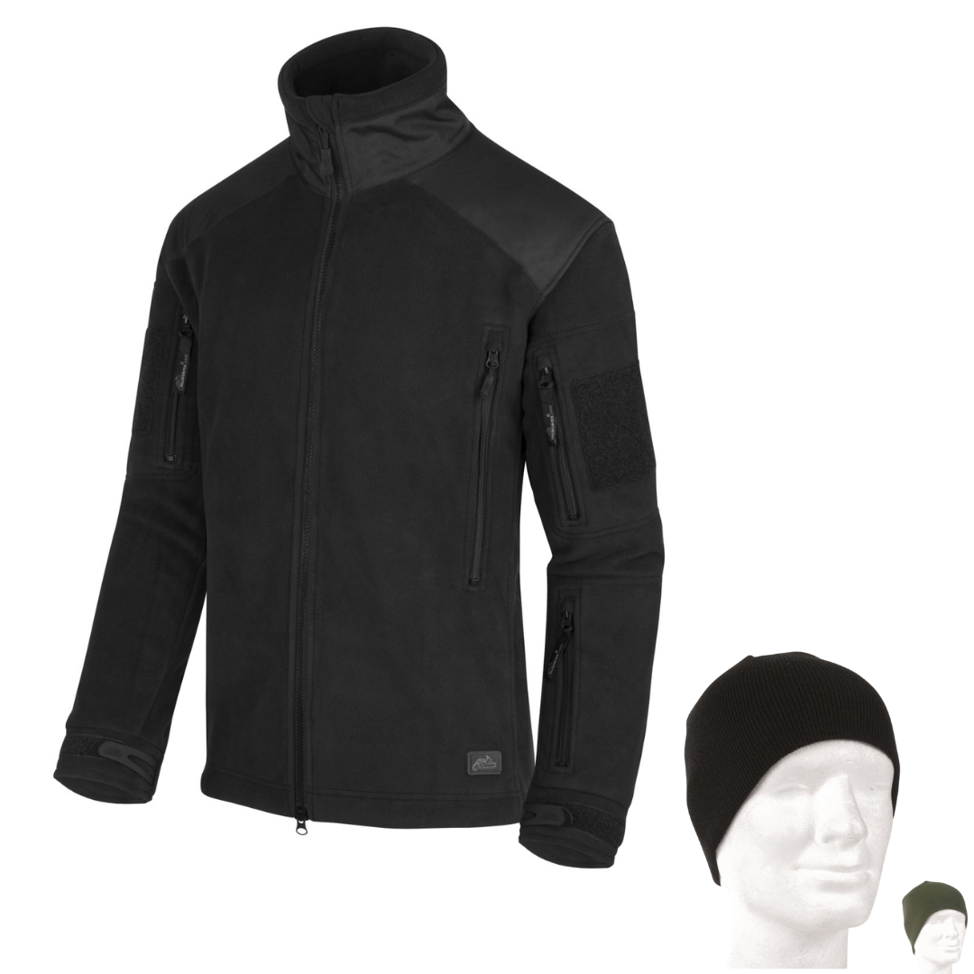 BUNDLE: Liberty Jacket Double Fleece + Mil-Tec Beanie