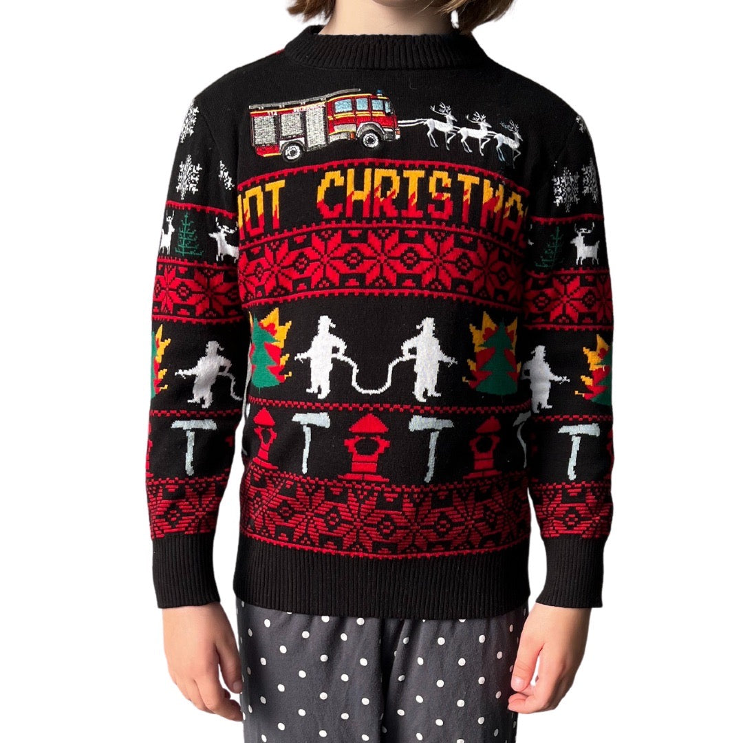 Kids Feuerwehr Xmas Sweater