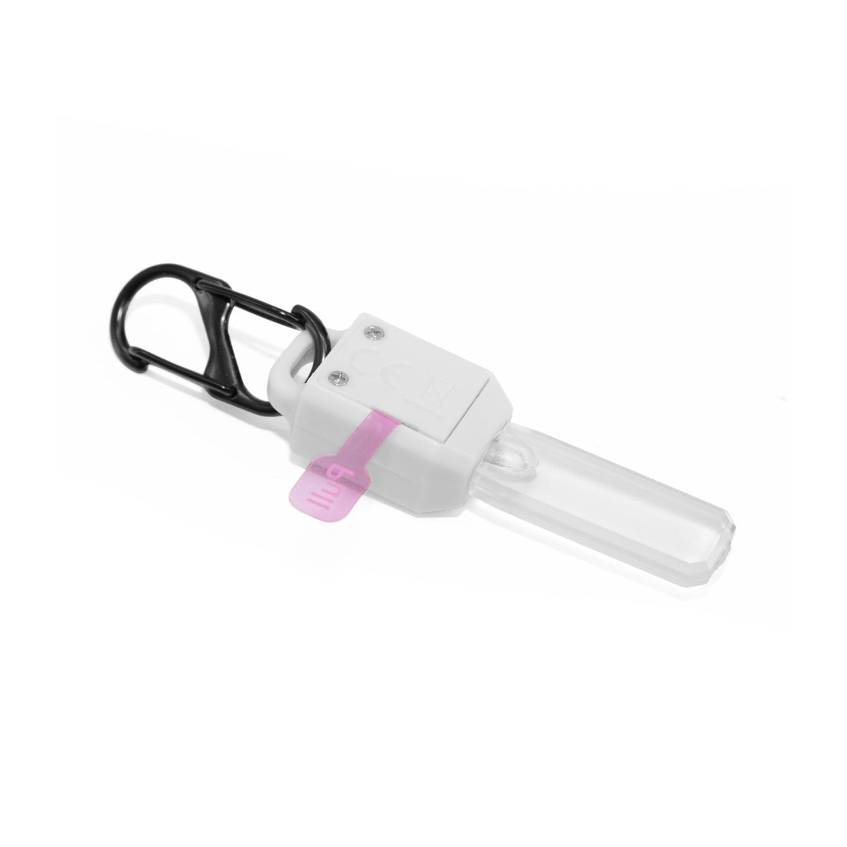 LED-ZIPPER Blinklicht Weiß One Size