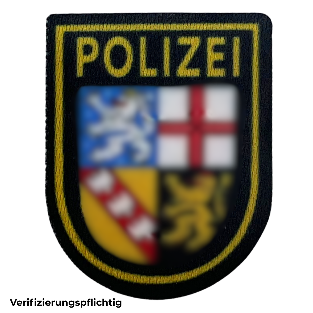 Mini Polizei Bundesländer Textil Patches