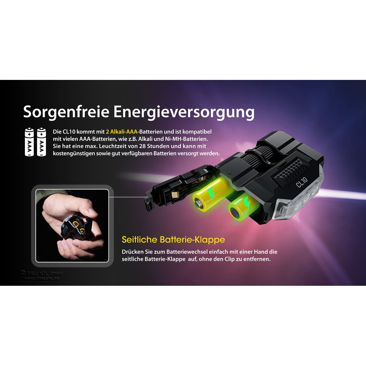 Nitecore Clipleuchte CL10