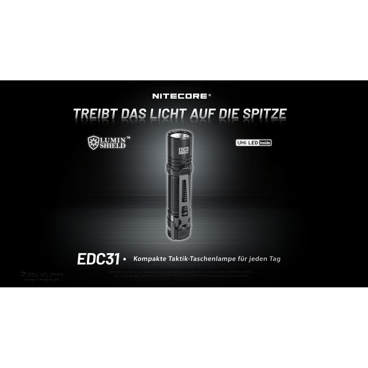 Nitecore EDC31 - 3500 Lumen