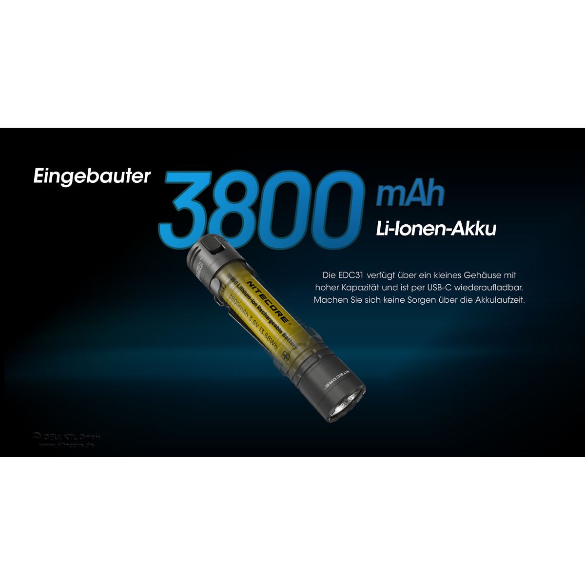 Nitecore EDC31 - 3500 Lumen