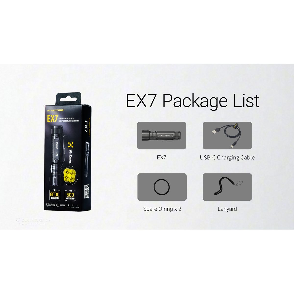 Nitecore EX7 - 6000 Lumen