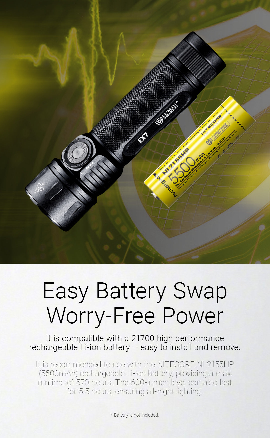 Nitecore EX7 - 6000 Lumen