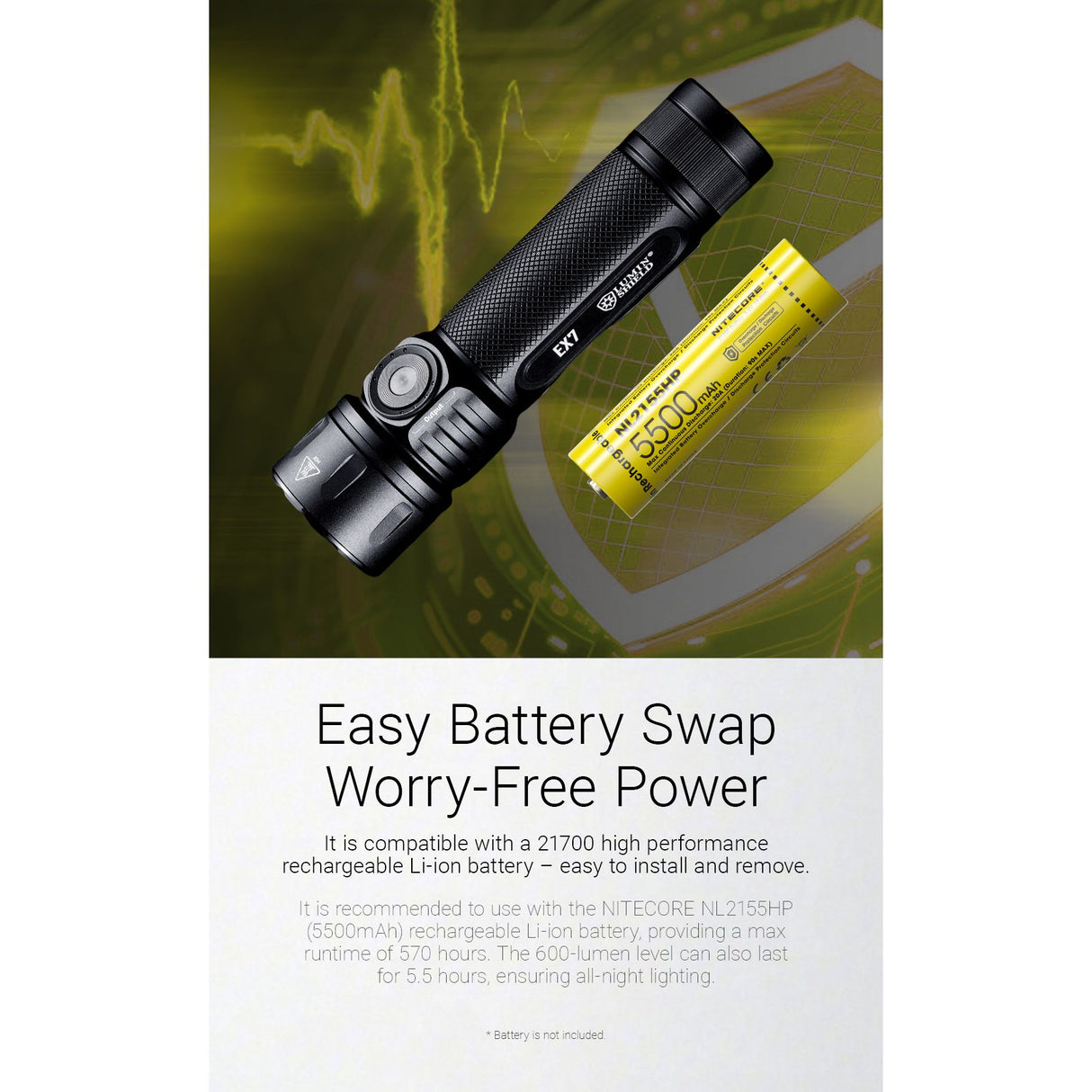 Nitecore EX7 - 6000 Lumen