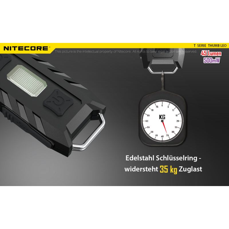 Nitecore Thumb UV - Cliplampe mit UV - Licht