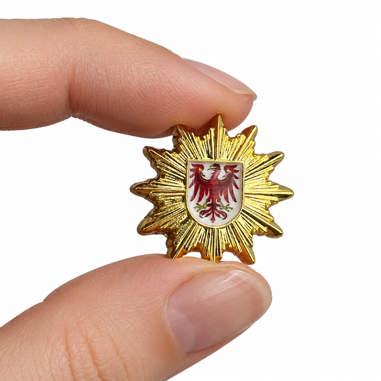 Ansteck-Pin Polizeistern Bundesländer + Bundespolizei