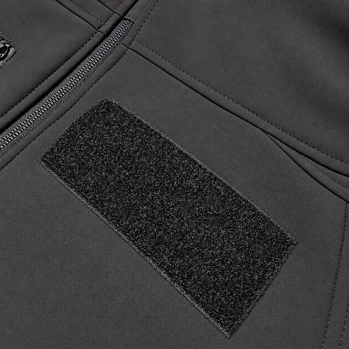 Winter Softshell Einsatzjacke mit Flauschflächen