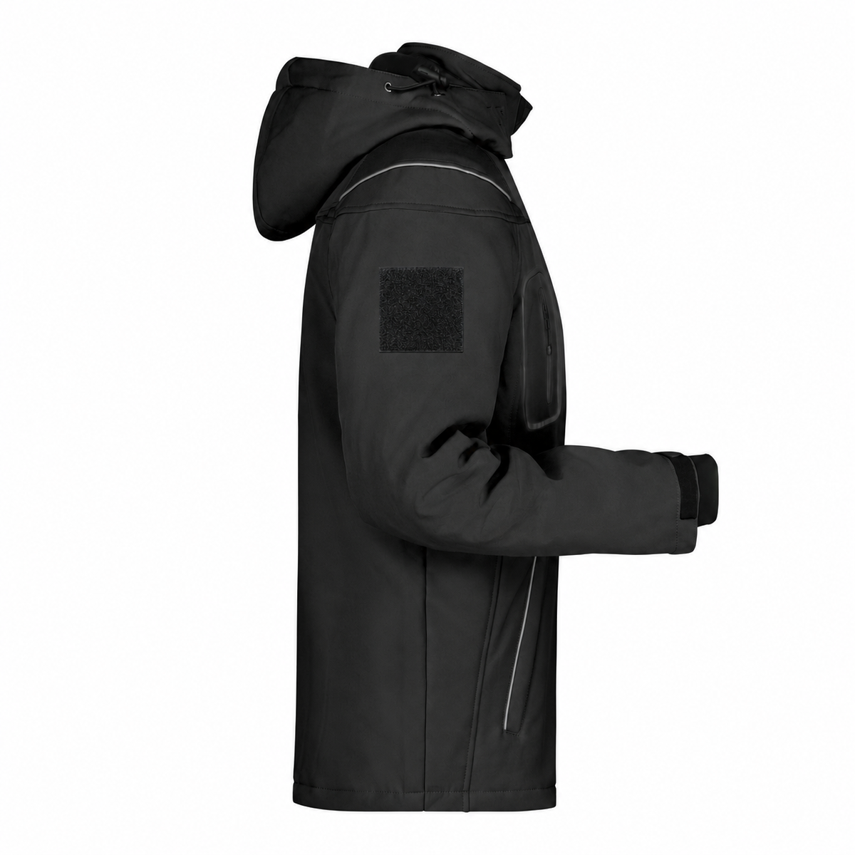 Winter Softshell Einsatzjacke mit Flauschflächen