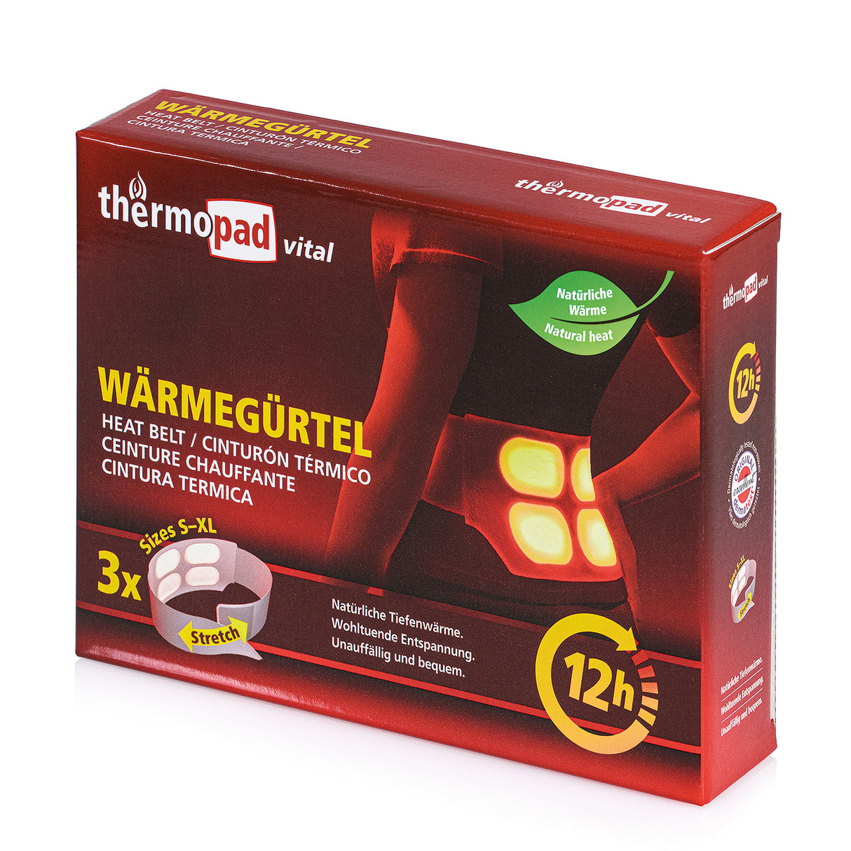 Thermopad Wärmegürtel 3er Pack