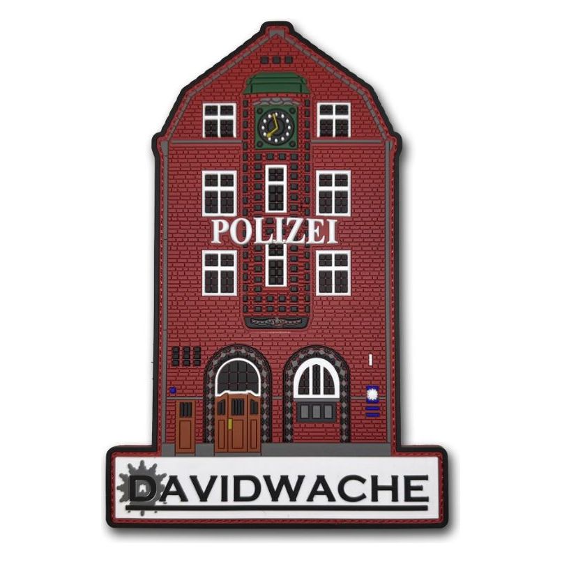 Davidwache Hamburg XXL Rubber Patch