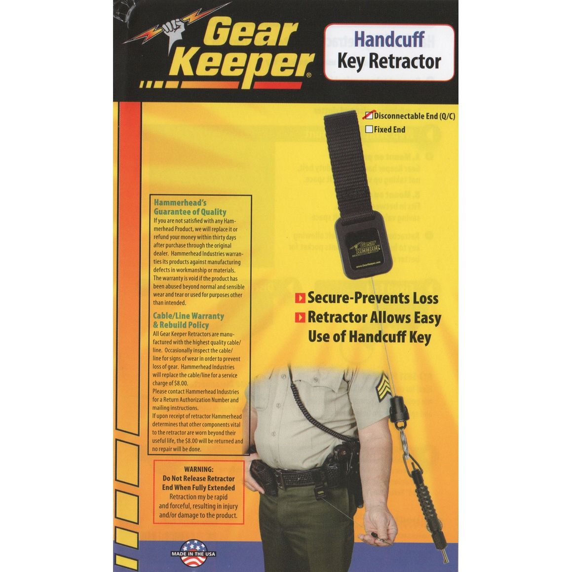 GearKeeper RT2-5831 Schlüssel- und Ausrüstungshalter mit Gürtelschlaufe