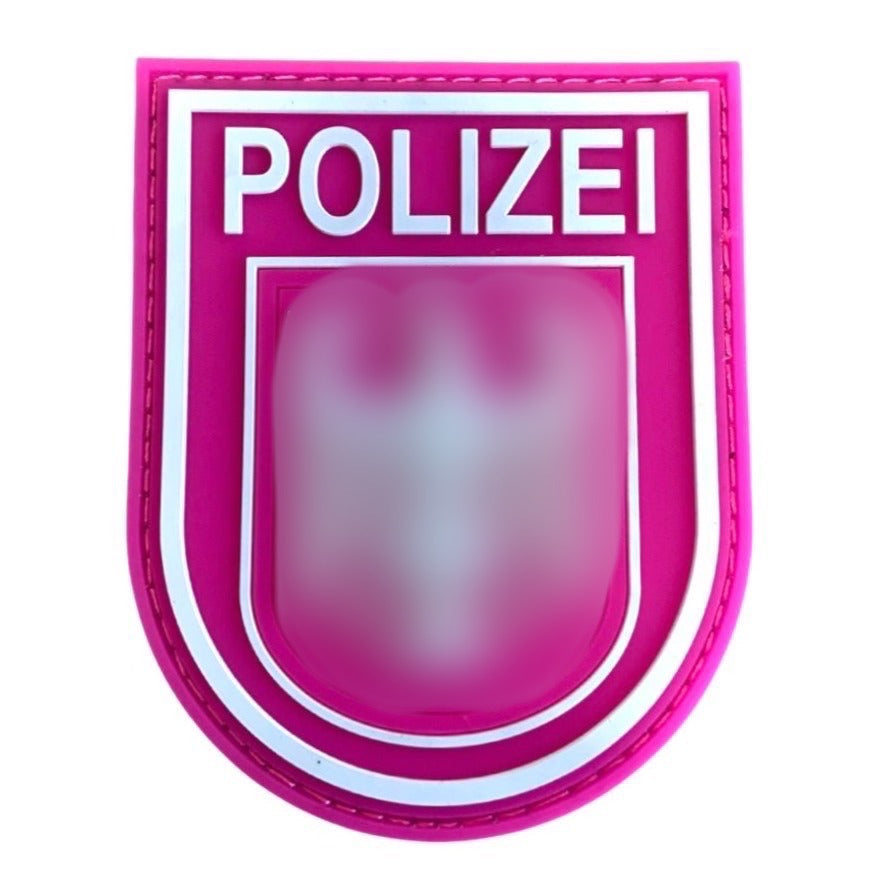 Pink Bundespolizei Rubber Patch