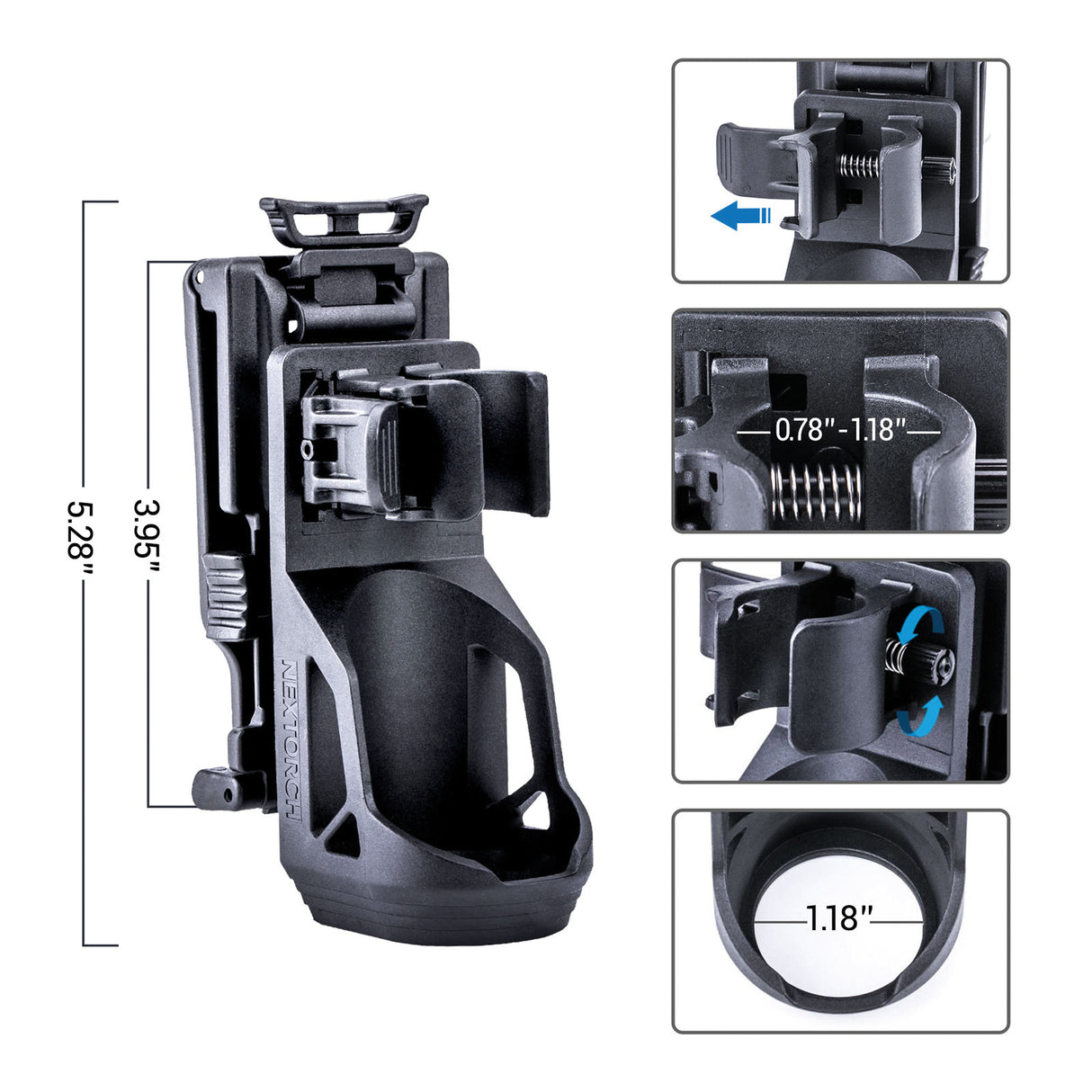 Nextorch Taschenlampenholster V51