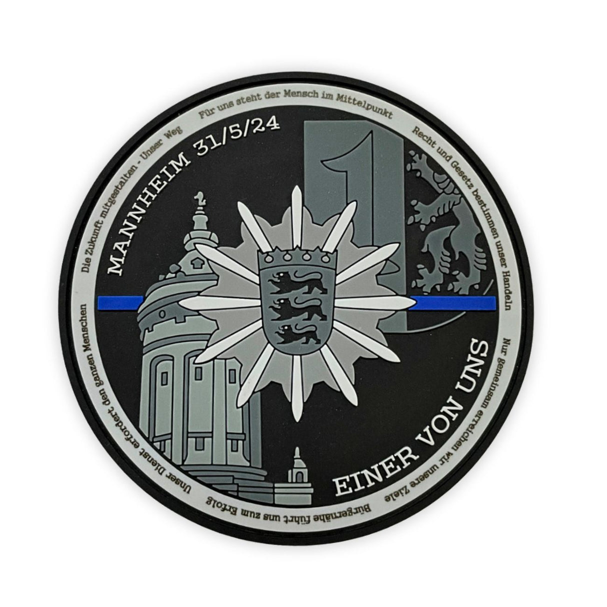 #EINERVONUNS Spenden-Patch Mannheim