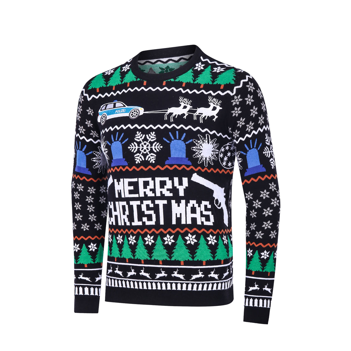 Merry Xmas Police Sweater Unisex - Polizeimemesshop