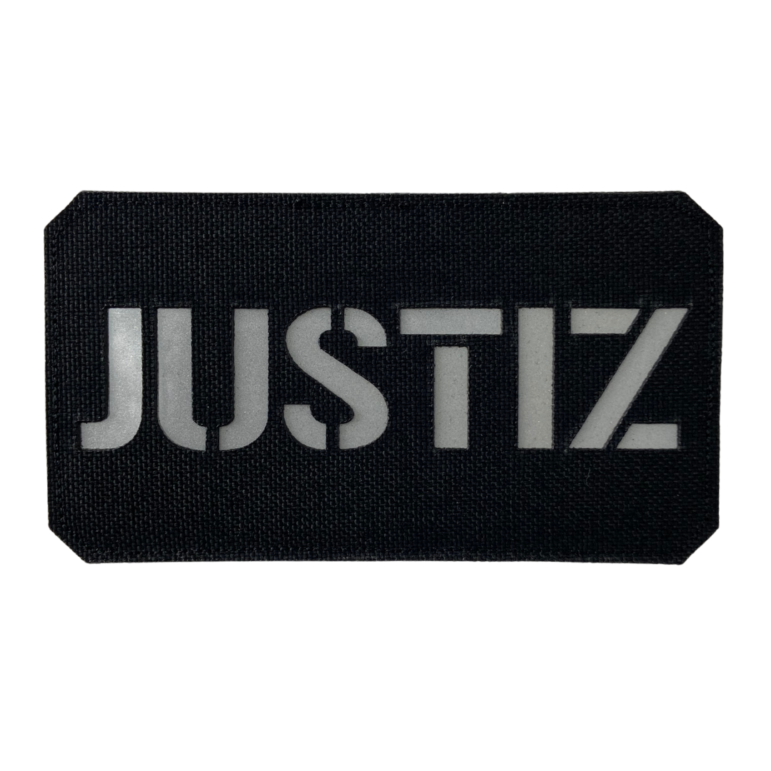 Justiz Lasercut Patch Reflective