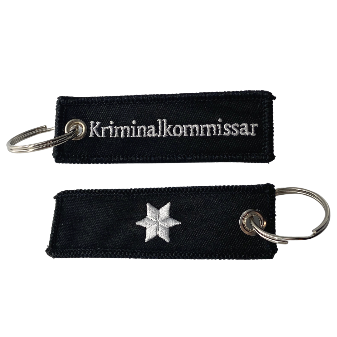 Dienstgrad Schlüsselanhänger Textil