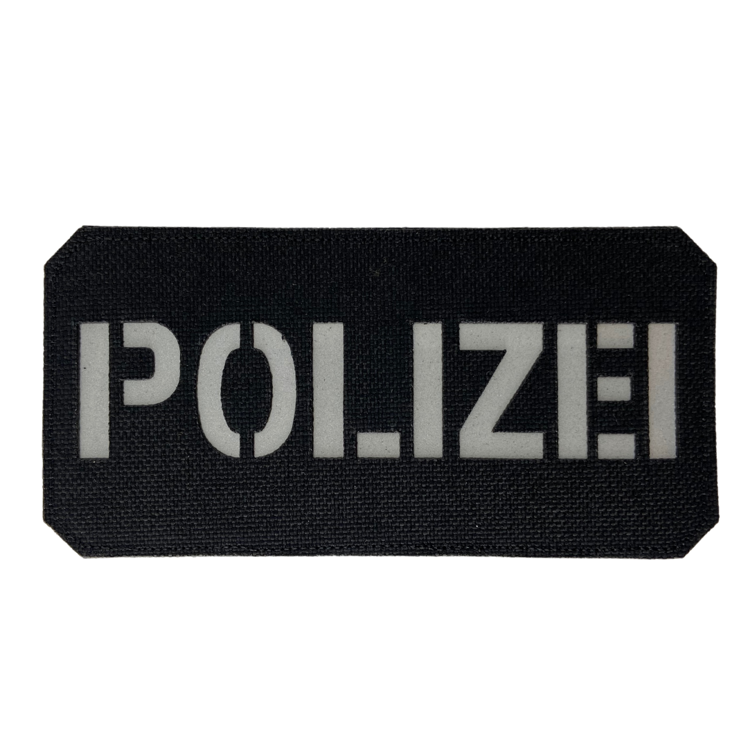 Polizei Lasercut Patch Reflective