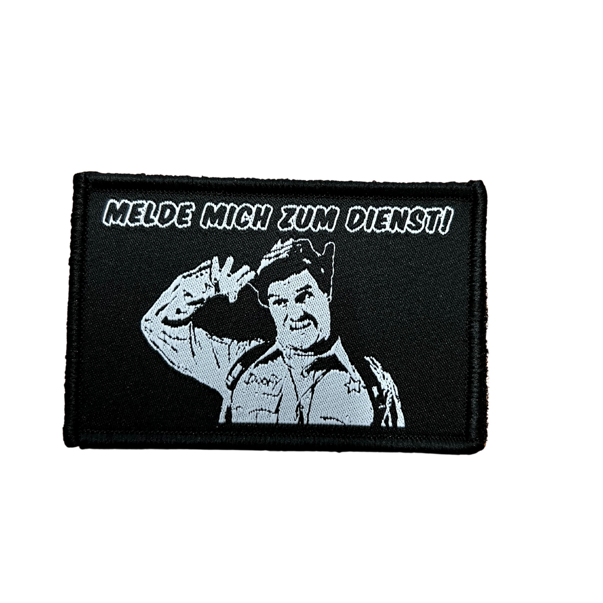 Melde mich zum Dienst "Officer Doofy" Textil Patch