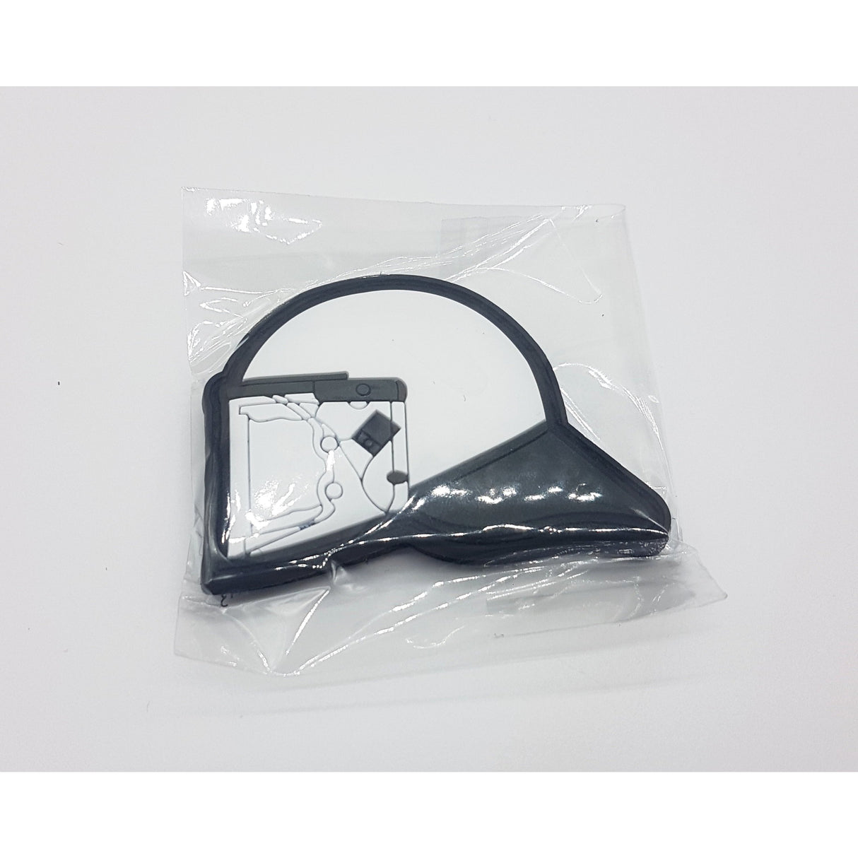 Einsatzhelm Weiß Rubber Patch - Polizeimemesshop