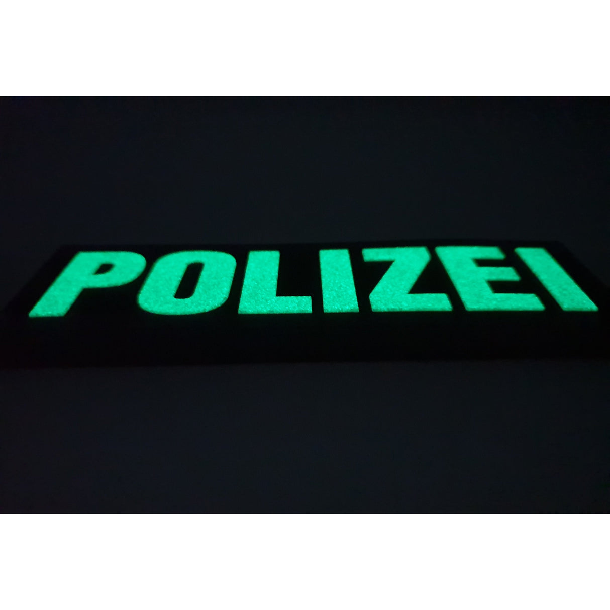 Polizei fluoreszierender Rubberpatch - Polizeimemesshop