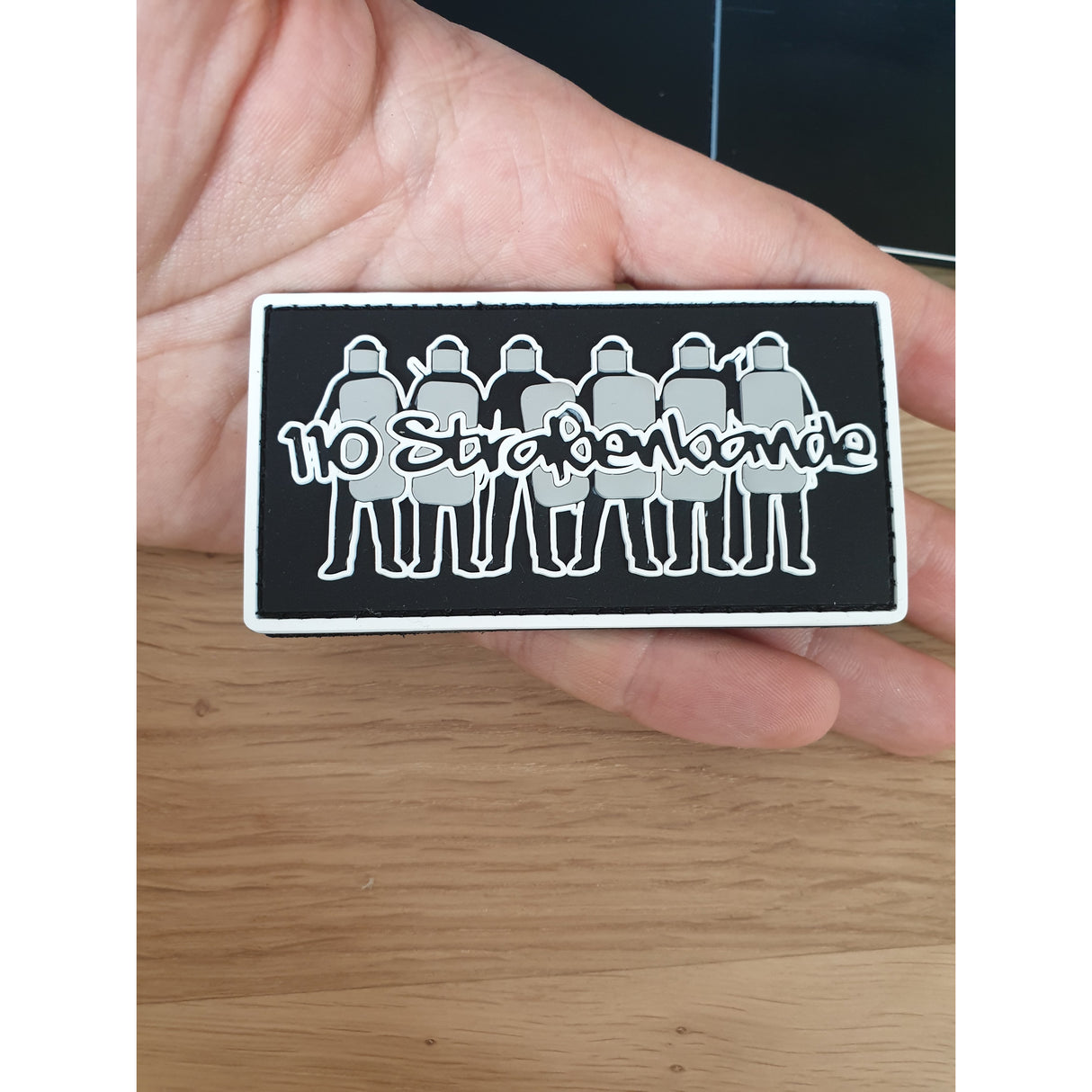 Straßenbande 110 "Glow in the Dark" Rubberpatch - Polizeimemesshop