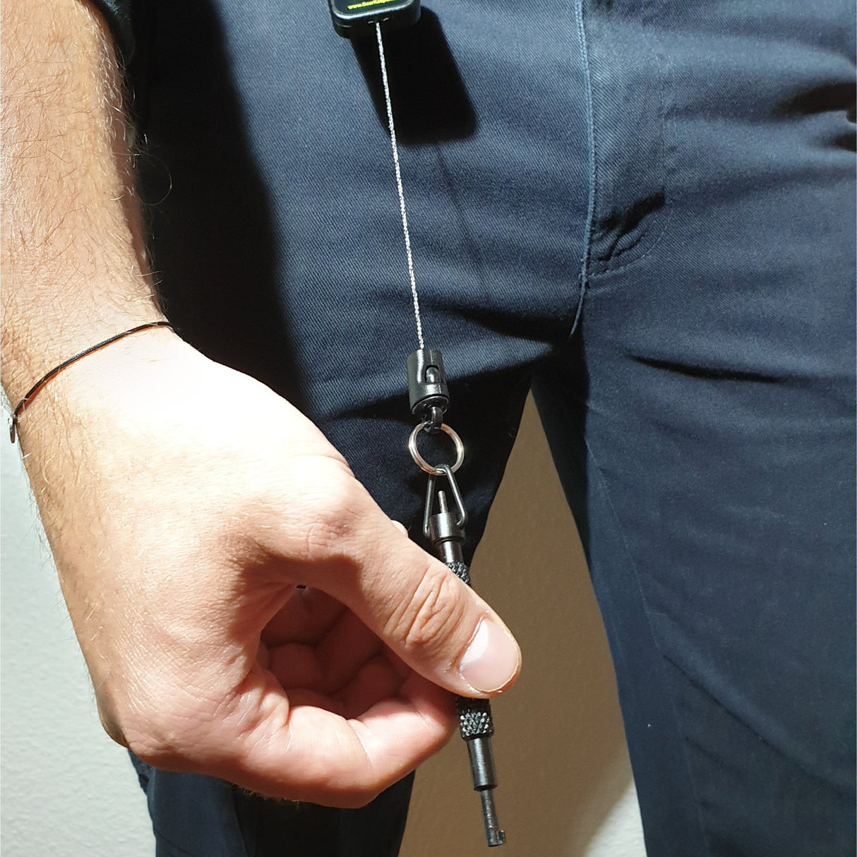 Gearkeeper "RT5" Cuff Key mit Klettsystem, Kevlarseil - Polizeimemesshop