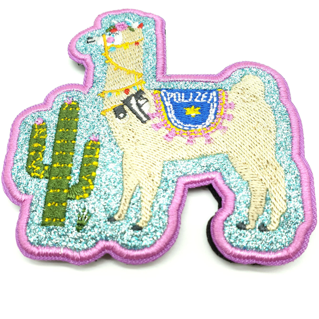 Polizei Lama Textil Patch - Polizeimemesshop
