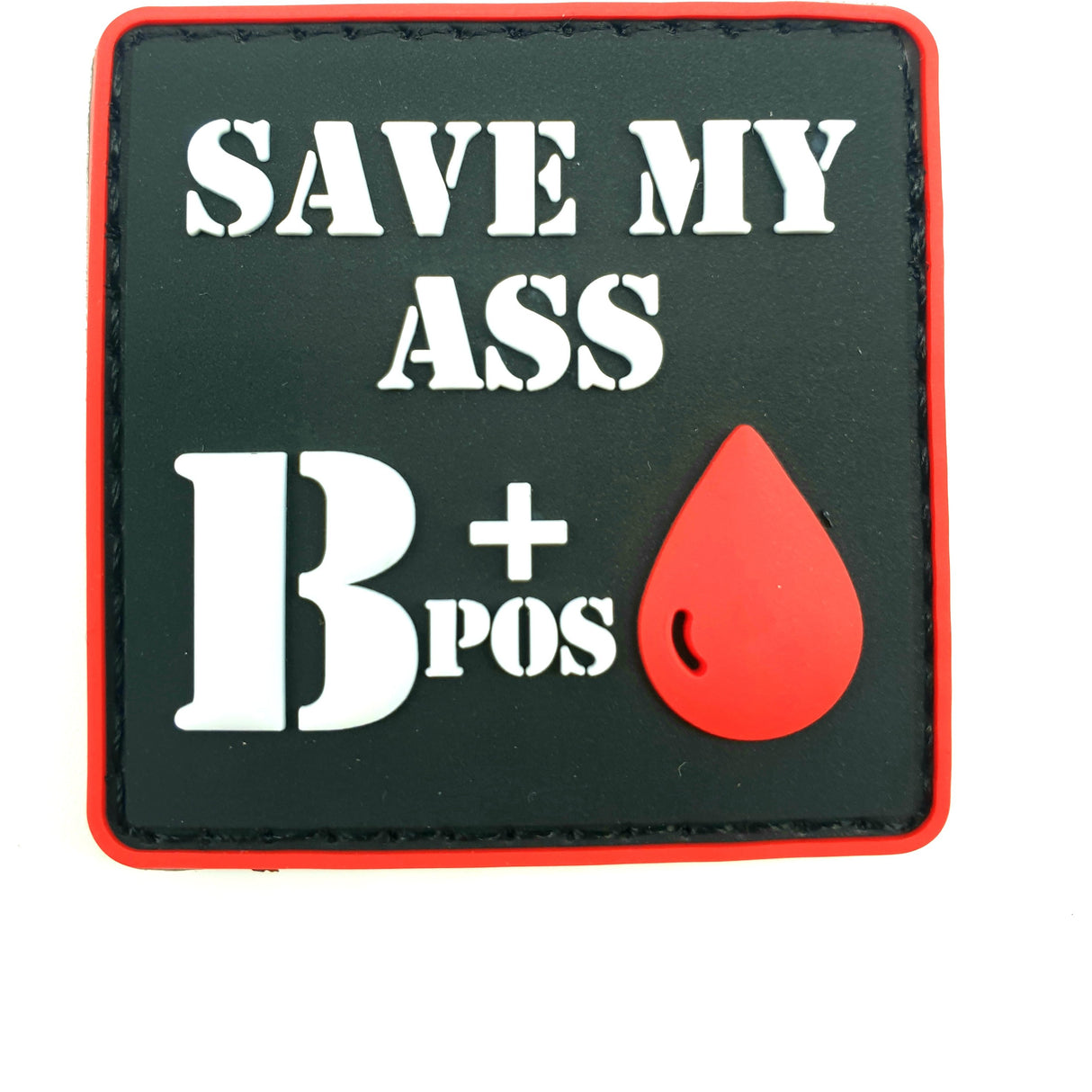 Blutgruppen Rubberpatches - Polizeimemesshop