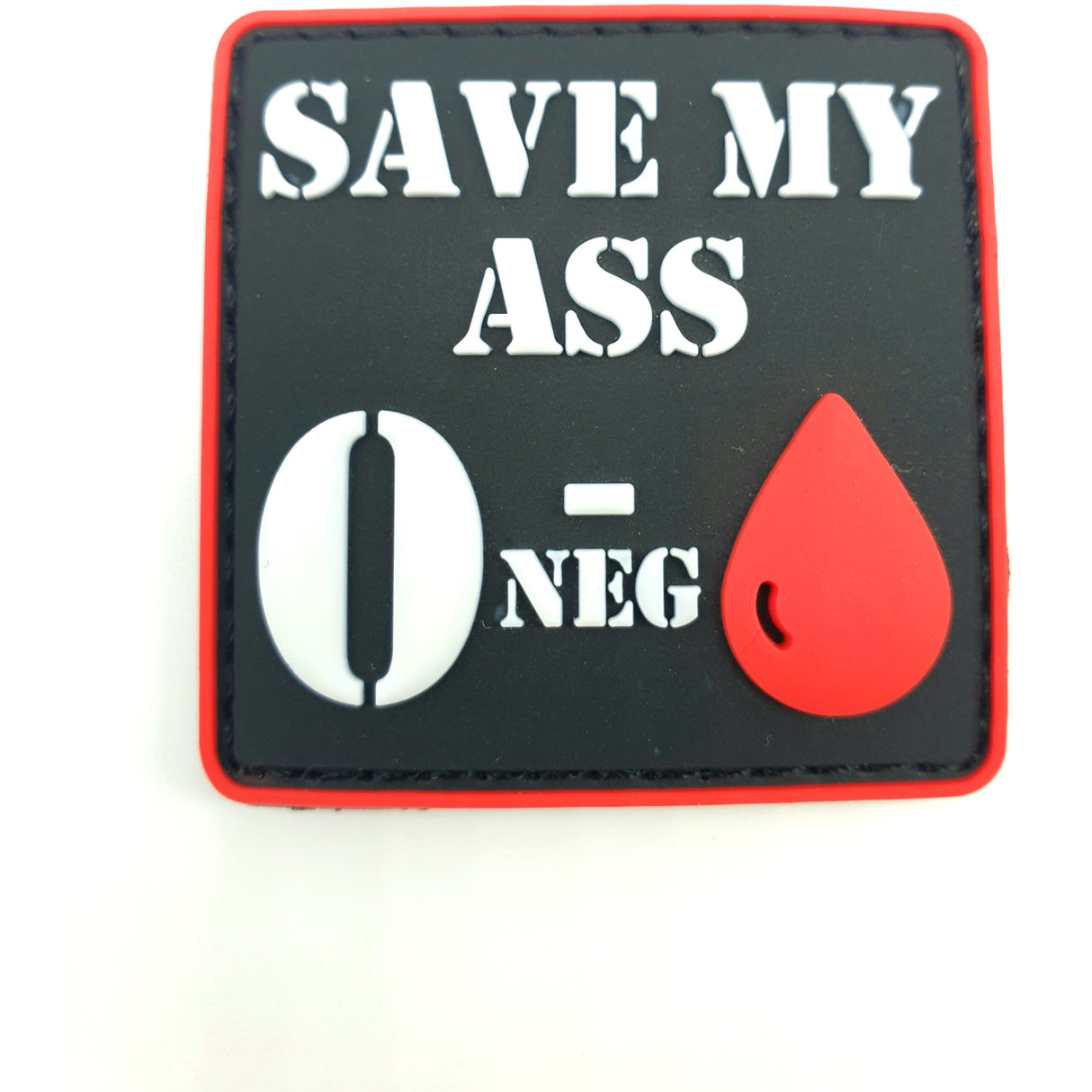 Blutgruppen Rubberpatches - Polizeimemesshop