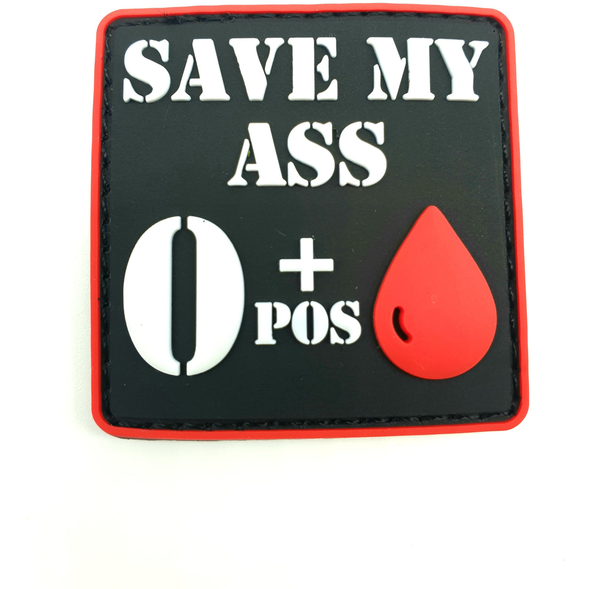 Blutgruppen Rubberpatches - Polizeimemesshop