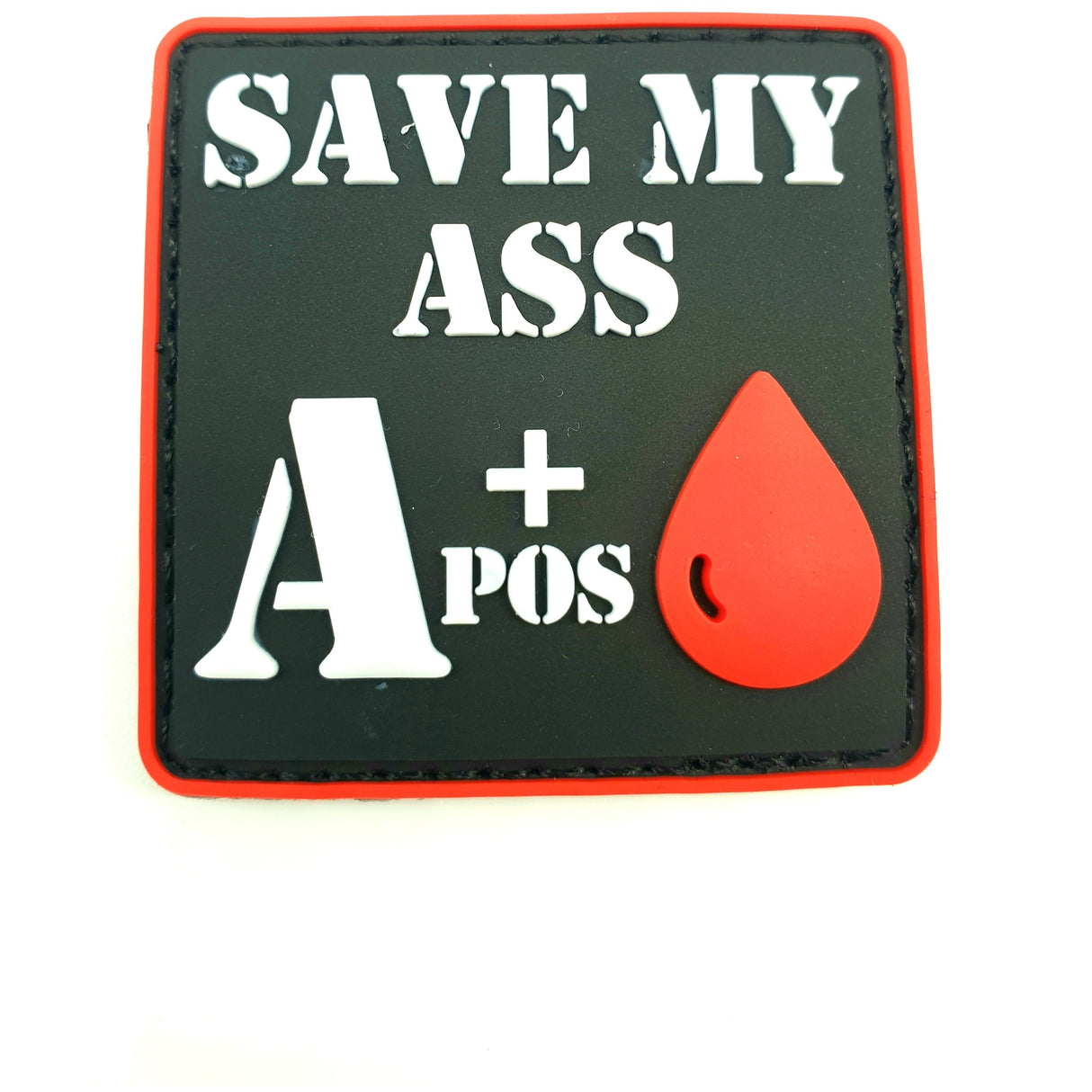 Blutgruppen Rubberpatches - Polizeimemesshop